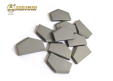 Hammer Drill Tungsten Carbide Cutting Tips , Cemented Carbide Tips Sliver Gray Color