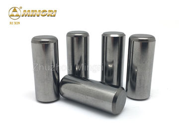 High Strength Grinding / Polished Tungsten Carbide HPGR Pins / Buttons / Studs For Iron Ore Mining Crushing
