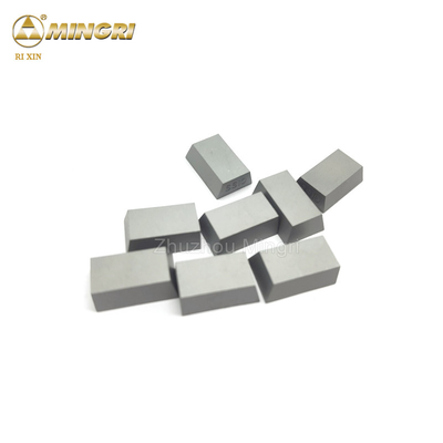 Wear Resistant Tungsten Cemented Carbide Brazing Tips SS10 For Limestone Cutting