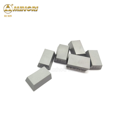 Wear Resistant Tungsten Cemented Carbide Brazing Tips SS10 For Limestone Cutting