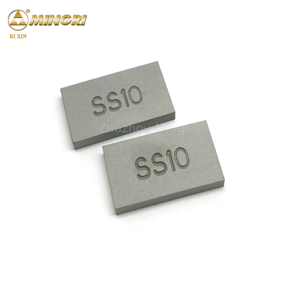 SS10 Tungsten Cemented Carbide Brazed Saw Tips For Quarry Stone Block Cutting