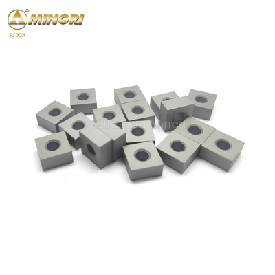 12.7x12.7x6.5 Square Carbide Chainsaw Insert For Quarry Stone Cutting Machine