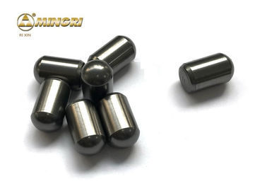 Grade MK6 Tungsten Cemented Carbide Buttons , DTH Carbide Button Bit for Mining