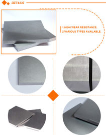 YG11 Tungsten Carbide Plate / ground cemented carbide sheets with high wear resistance