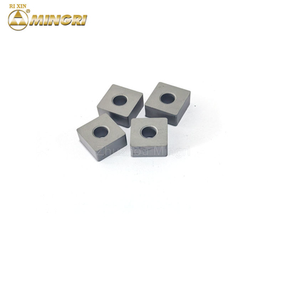 Hardness 12.7*12.7*6.5mm Chian Saw Machine Tungsten Carbide Insert / Tungsten Carbide Tips For Stone Cutting