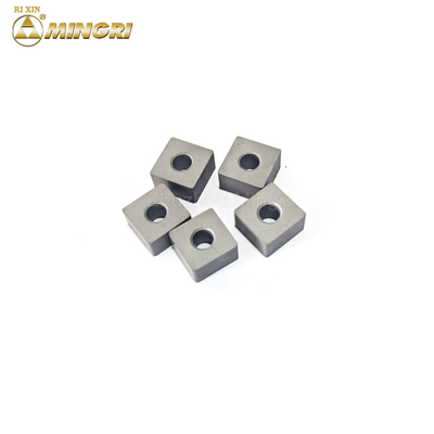 Hardness 12.7*12.7*6.5mm Chian Saw Machine Tungsten Carbide Insert / Tungsten Carbide Tips For Stone Cutting