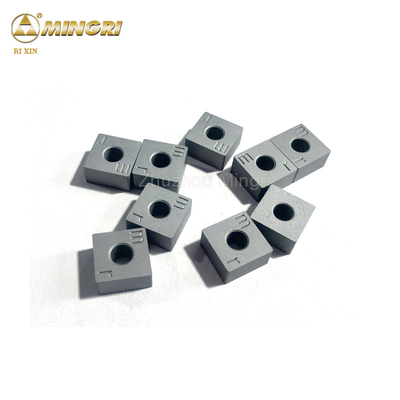 12.7x12.7x6.5 Tungsten Carbide Inserts HRA 85-90.5 Crewed On Chain Saw for Stone Cutting Machines