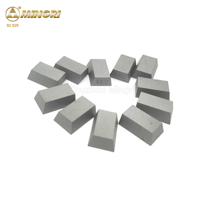 SS10 High Hardness Tungsten Carbide Saw Tips For Stone Cutting Good Unit Weight And Precision Dimensions