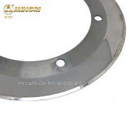 High Hardness Carbide Disc Cutter Round Blade For Slitting Corrugated Board Paper