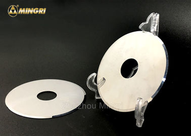Tobacco Cutting Tungsten Cemented Carbide Disc Cutter Blade / Knief Round Shape