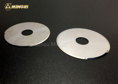 Tobacco Cutting Tungsten Cemented Carbide Disc Cutter Blade / Knief Round Shape