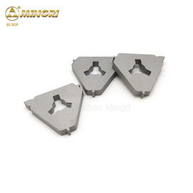 Raw Material Hip Sintering Tungsten Carbide Cutting Tips Triangle For Clean Use In Groove