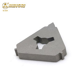 Raw Material Hip Sintering Tungsten Carbide Cutting Tips Triangle For Clean Use In Groove