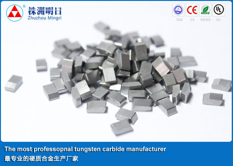 92.5 HRA Hardness Tungsten Carbide Saw Tips YG6 / YG8X Model JX