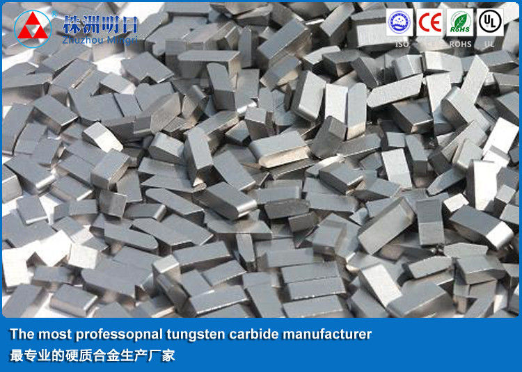 Custom made tungsten carbide saw tips HIP sintering for cast steel