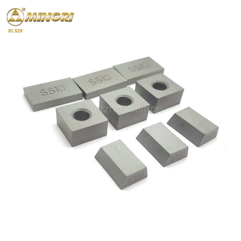 Top Quality Tungsten Cemented Carbide Cutting Brazed Tips SS10
