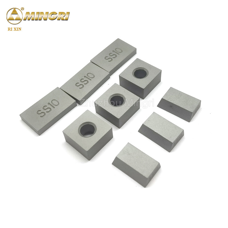 SS09 Flat Cemented Carbide Brazed Saw Blade Tips For Sand Stone Brick Cutting