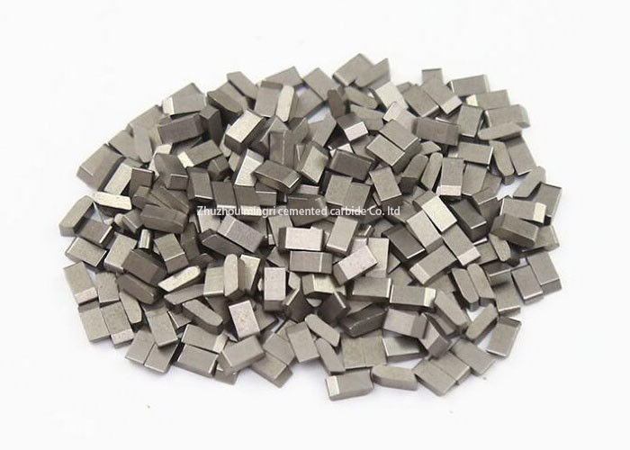 High Wearable Tungsten Carbide Saw Tips For Hardwood , Carbon Steel , Cork, YG6 ,YG6X