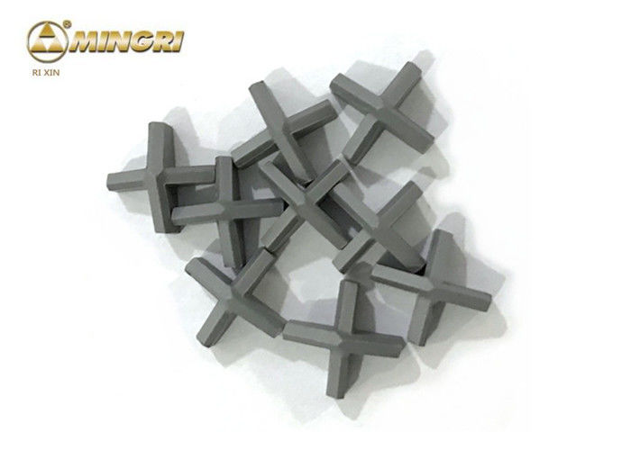 Four Heads Cemented Tungsten Carbide Tips MR600 Grade For Coal Mining