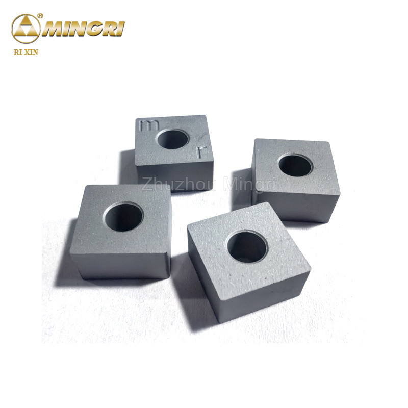 12.7x12.7x6.5 Tungsten Carbide Inserts HRA 85-90.5 Crewed On Chain Saw for Stone Cutting Machines