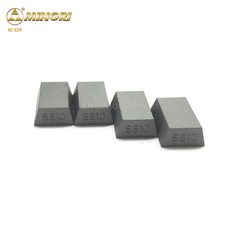 Widia Tungsten Carbide Saw Tips SS10 for Stone Cutting Machines Sintered Blasting Surface