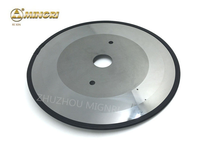 Round 2 Holes Carbide Cutting Disc , Carbide Slitter With Polished Surface