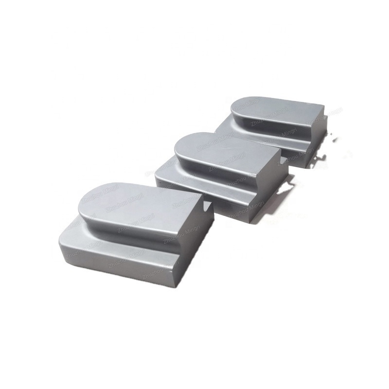 Customizable HPGR Carbide Edge Block with TRS > 3000 N/mm3 and Hardness 85-92 HRA for High-Pressure Grinding Roller