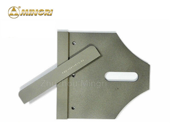 Flat tungsten scraper For Conveyyor Belt , Tungsten Carbide Scraper