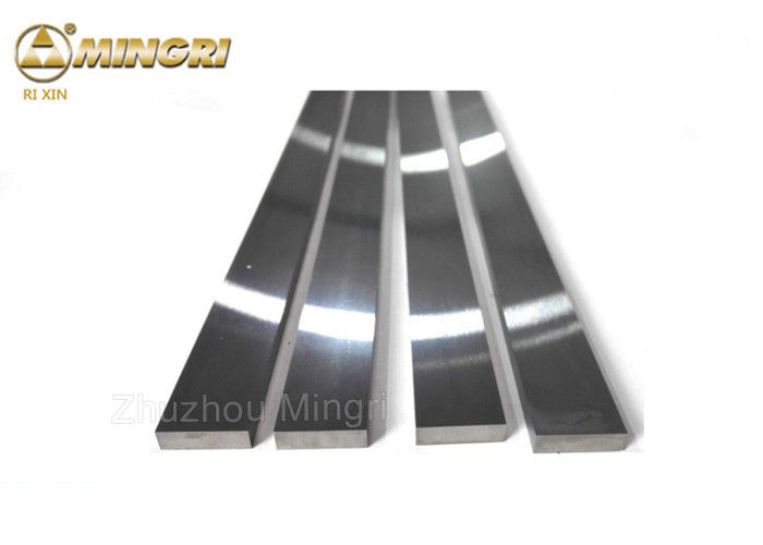 Cemented Tungsten Carbide Strips / Flat Bar With Fine Grain Alloy For Machining Stainless Steel