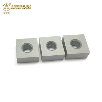 12.7x12.7x6.5 Square Carbide Chainsaw Insert For Quarry Stone Cutting Machine