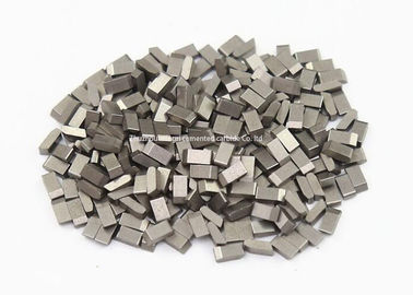 High Wearable Tungsten Carbide Saw Tips For Hardwood , Carbon Steel , Cork, YG6 ,YG6X