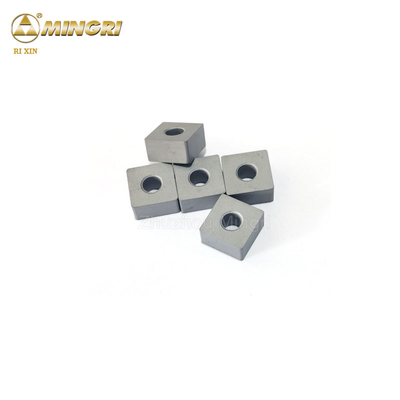 Hardness 12.7*12.7*6.5mm Chian Saw Machine Tungsten Carbide Insert / Tungsten Carbide Tips For Stone Cutting